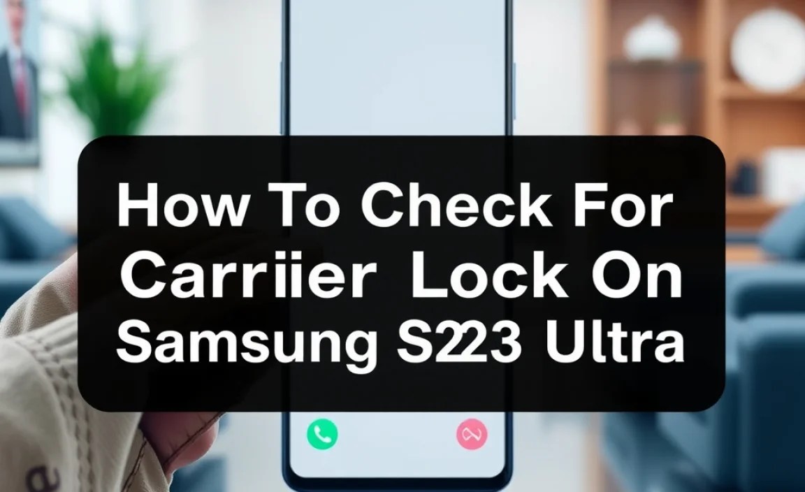 Prerequisites for Checking Carrier Lock Status