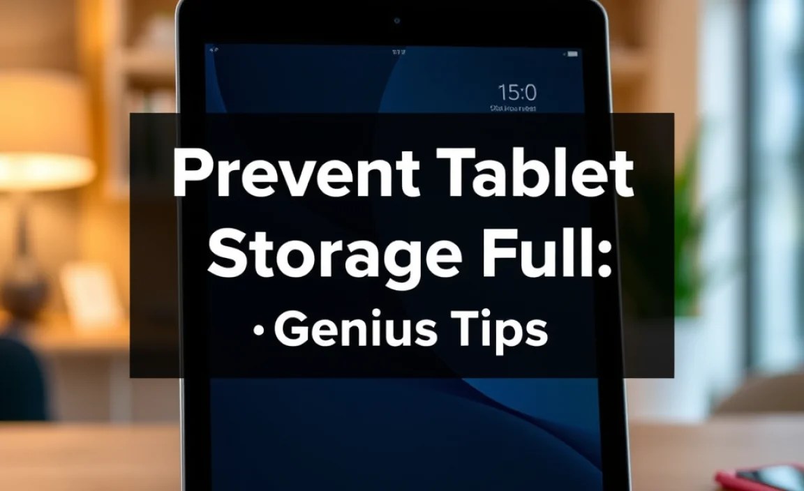Prevent Tablet Storage Full: Genius Tips