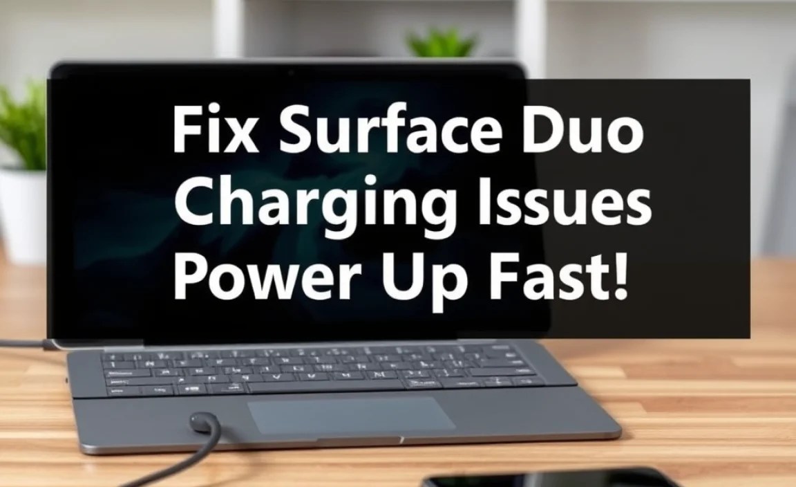 Preventing Surface Duo Charging Issues