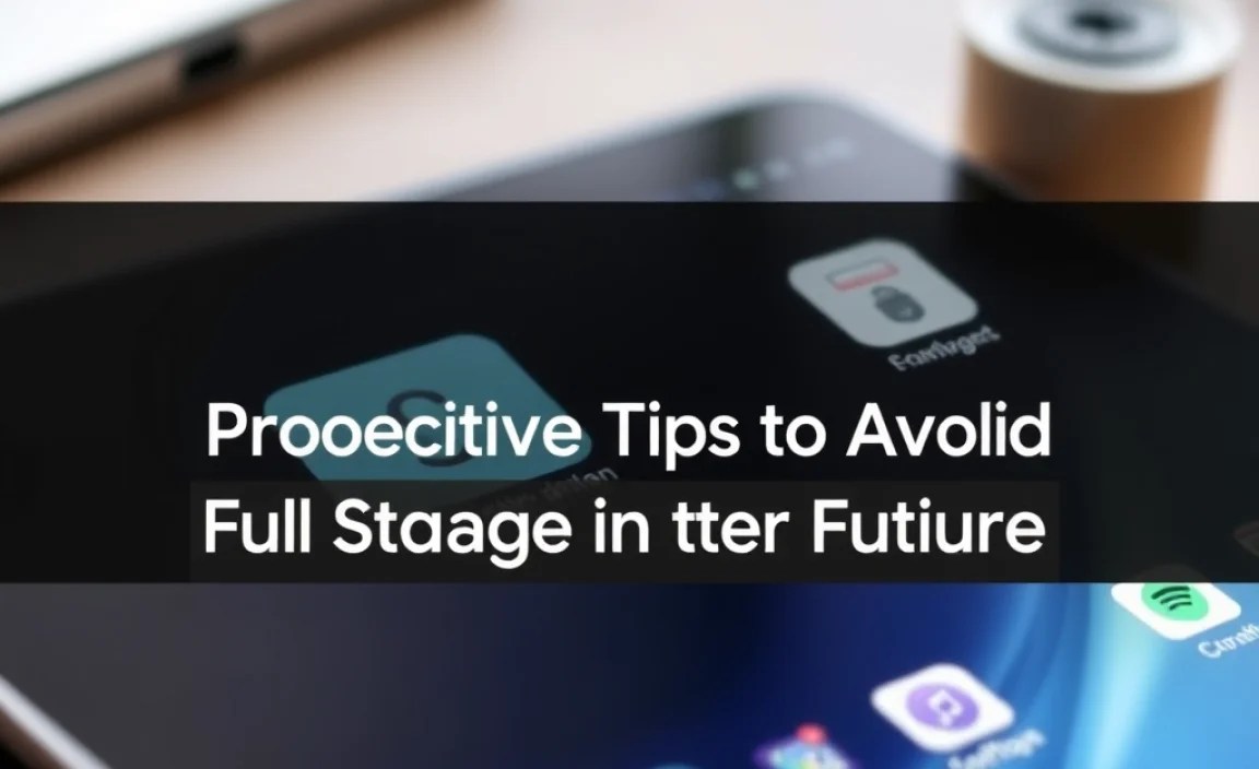Proactive Tips to Avoid Full Storage in the Future