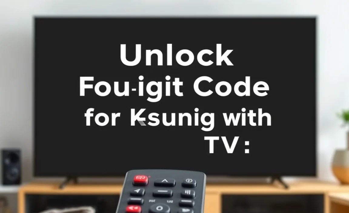 Programming Universal Remotes with the Four-Digit Code