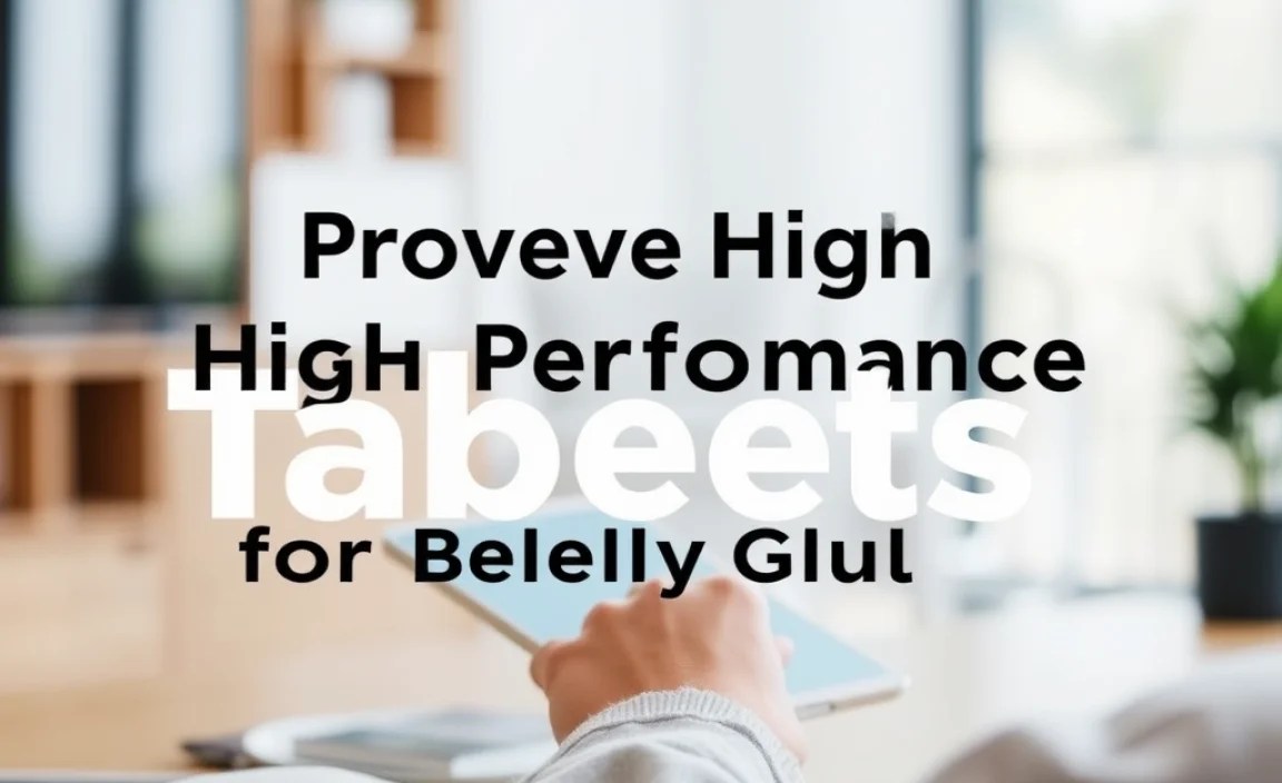 Proven High-Performance Tablets for Elderly Guide