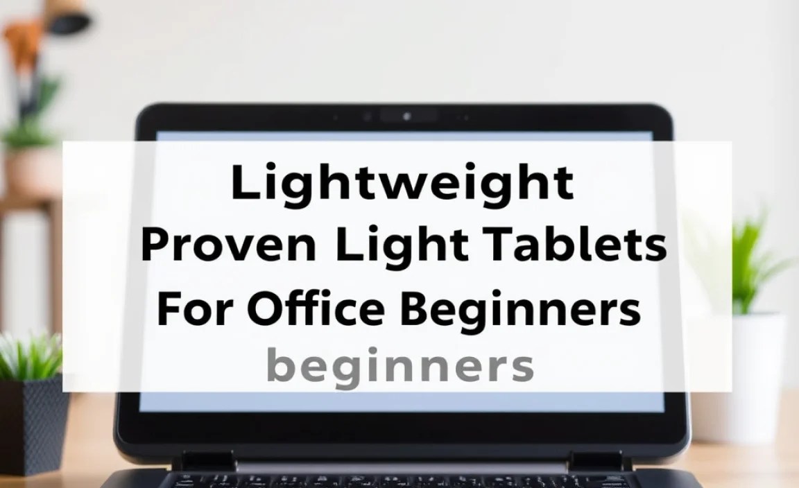 Proven Lightweight Tablets For Office Beginners