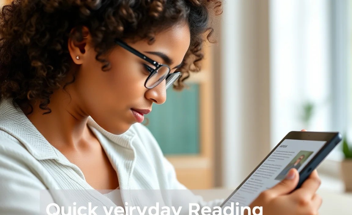 Quick Comparison: Everyday Reading vs. Enhanced Reading
