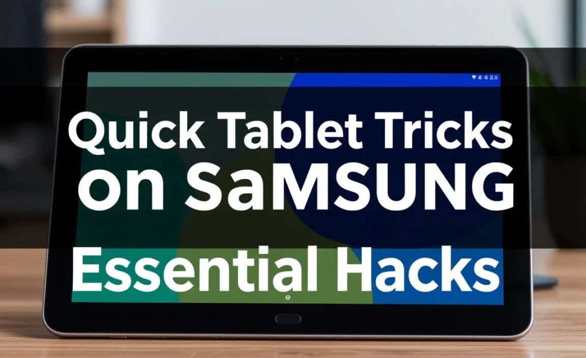 Quick Tablet Tricks on Samsung: Essential Hacks