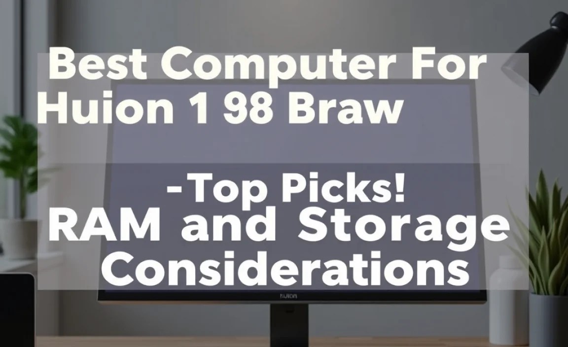 RAM and Storage Considerations