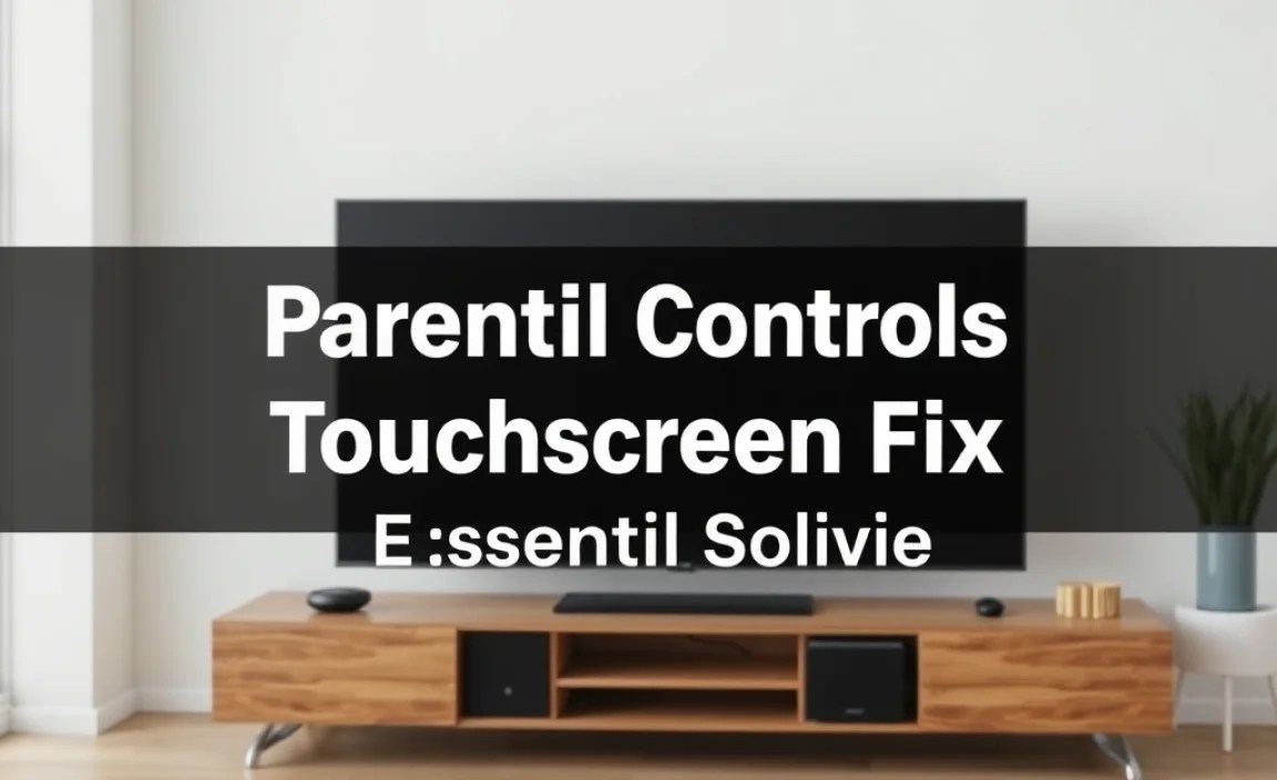 RCA Apollo Parental Controls Touchscreen Fix: Essential Solution