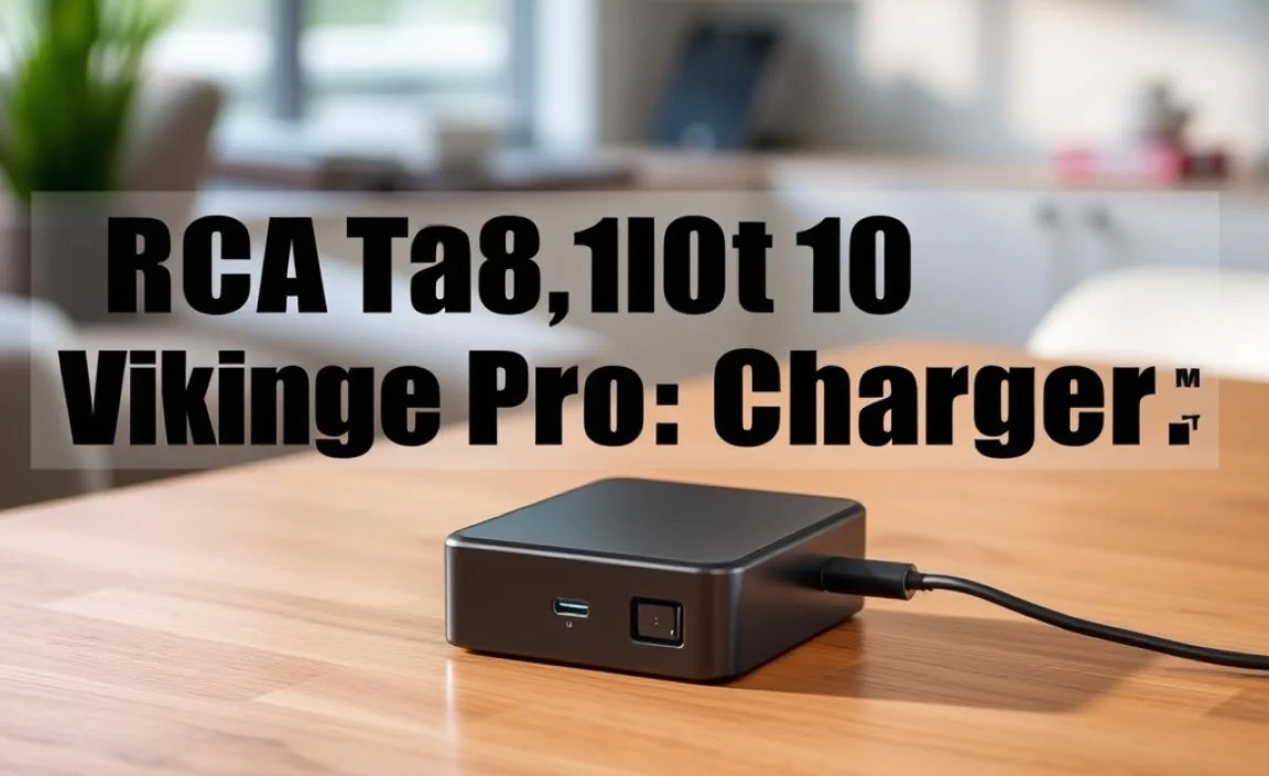 RCA Tablet 10 Viking Pro Charger: Essential Accessory