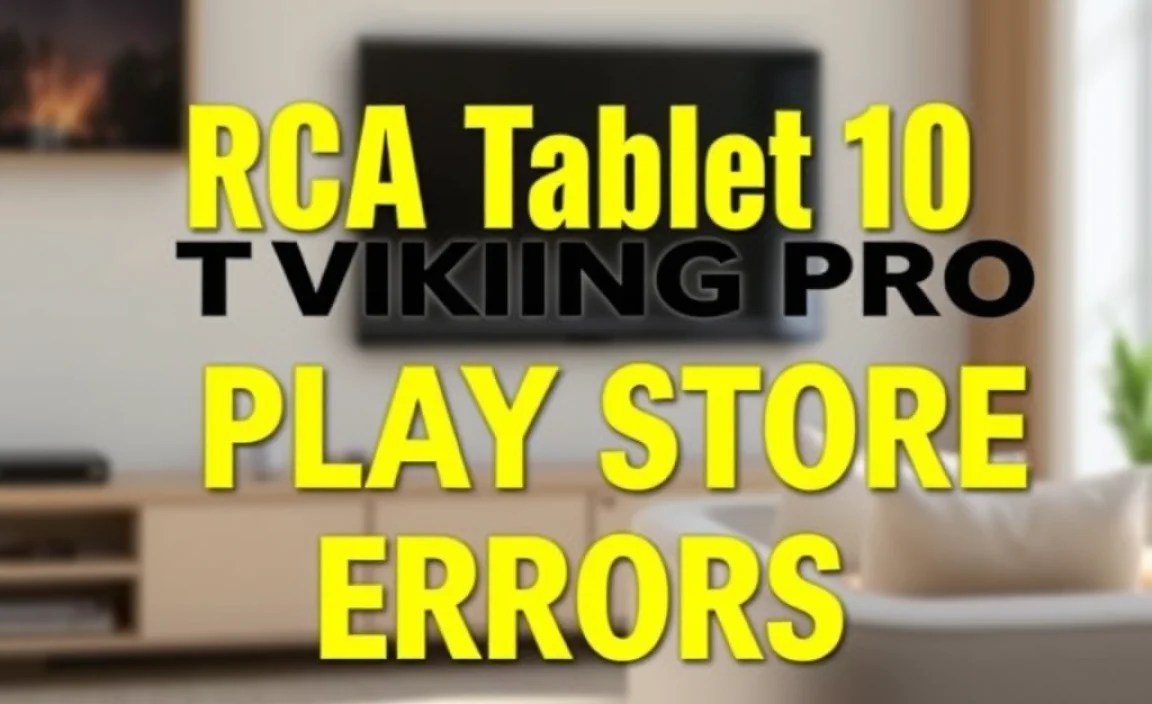 RCA Tablet 10 Viking Pro: Essential Fix for Play Store Errors