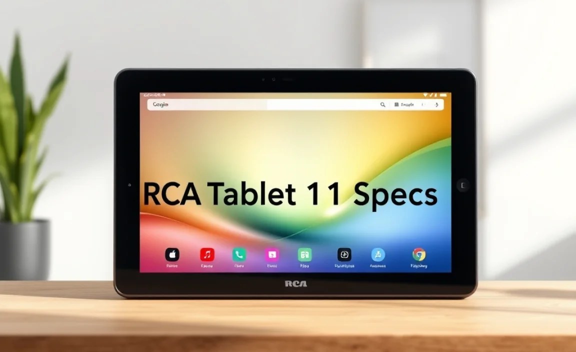RCA Tablet 11 Galileo Specs Table