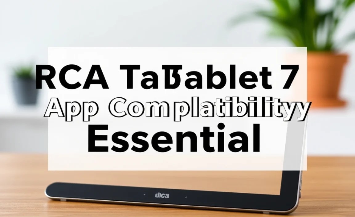 RCA Tablet 7 Voyager App Compatibility: Essential