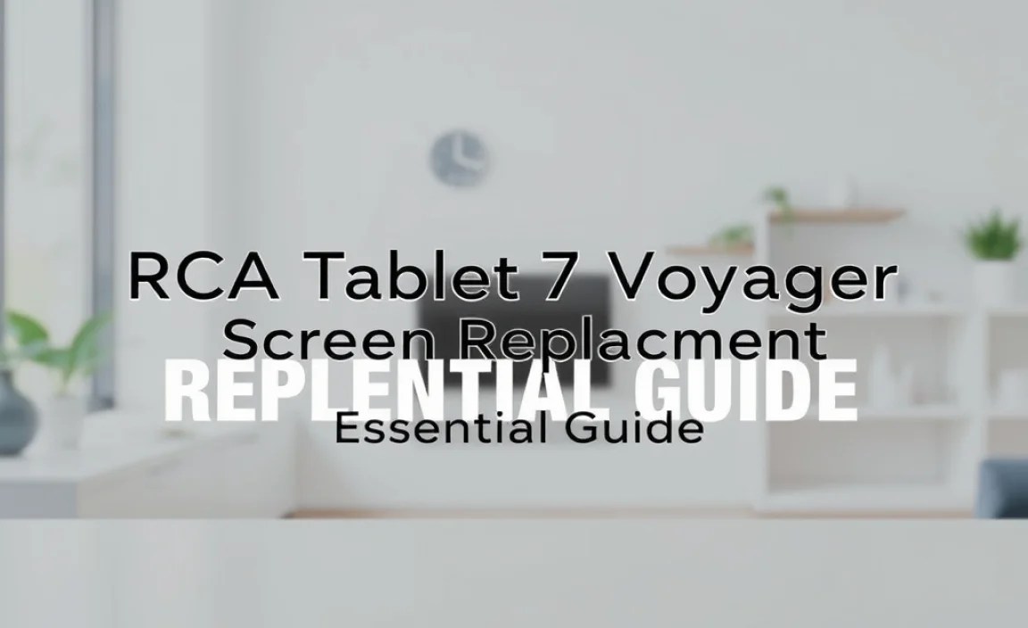 RCA Tablet 7 Voyager Screen Replacement: Essential Guide
