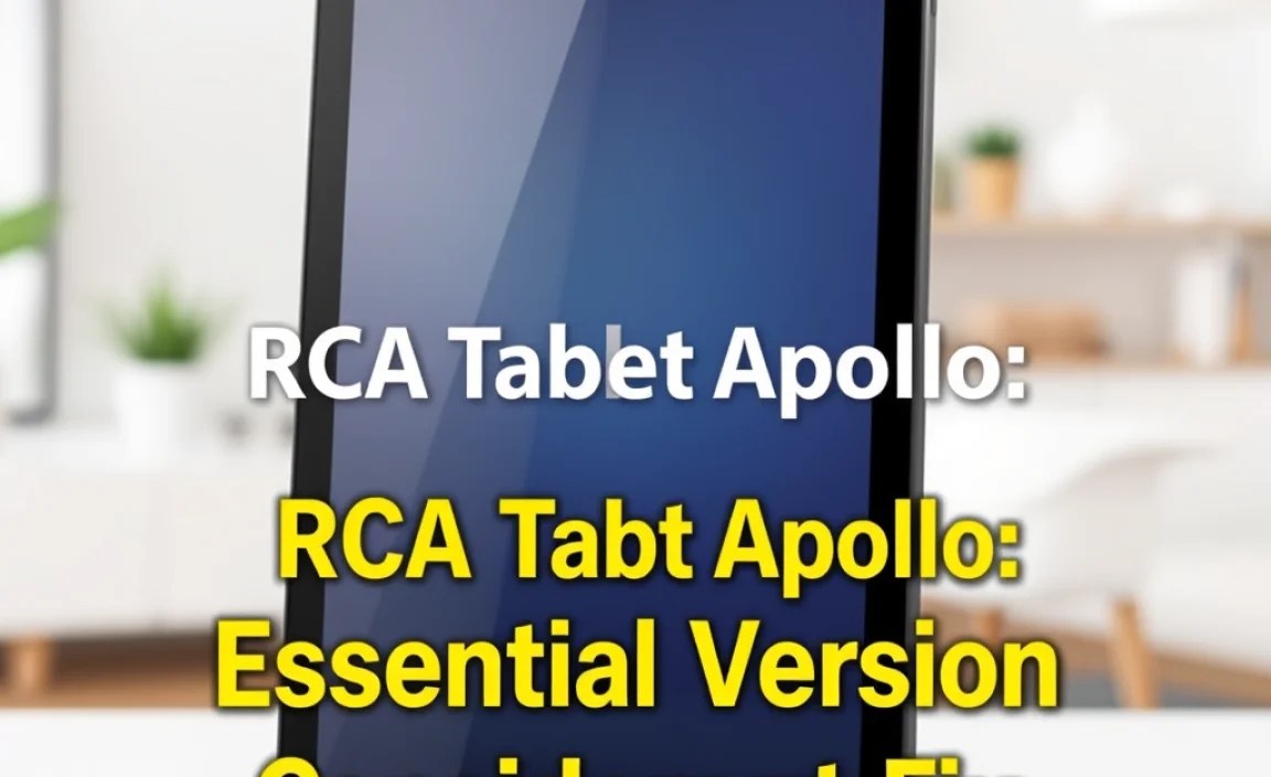 RCA Tablet Apollo Android Version Considerations