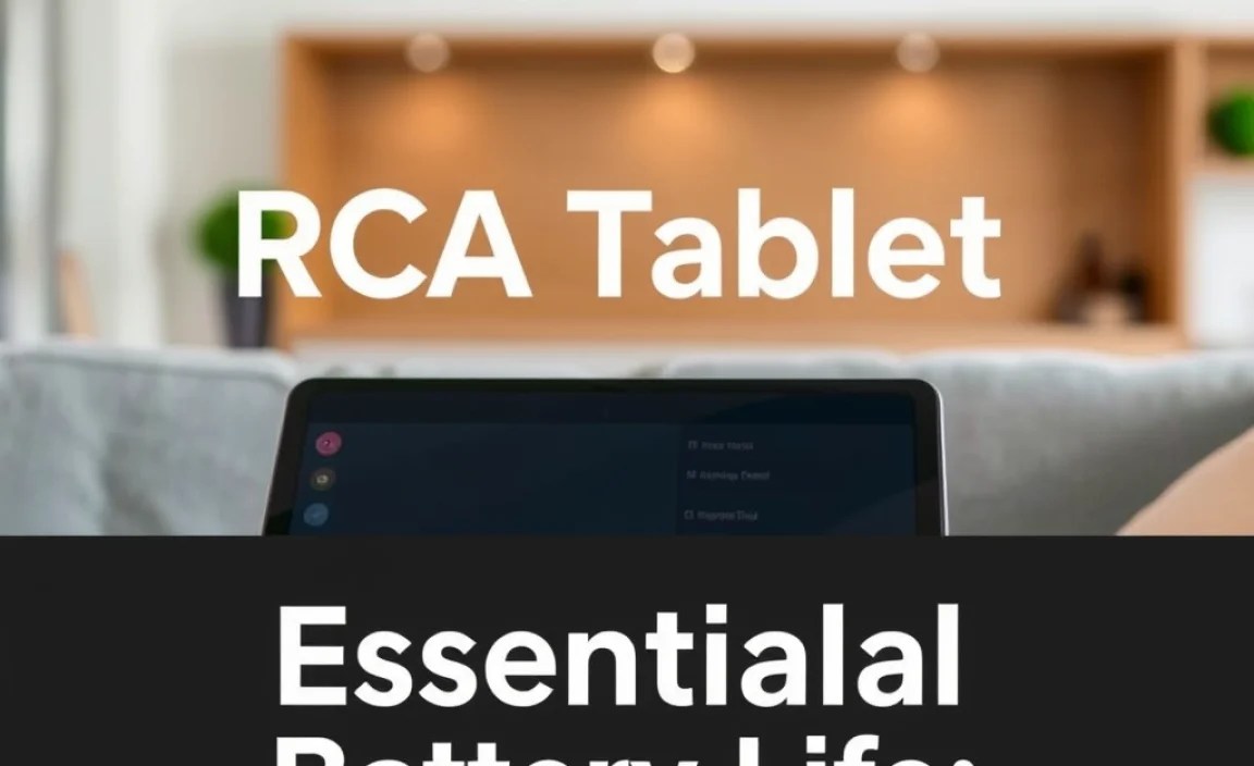 RCA Tablet Apollo Battery Life: Essential for Work