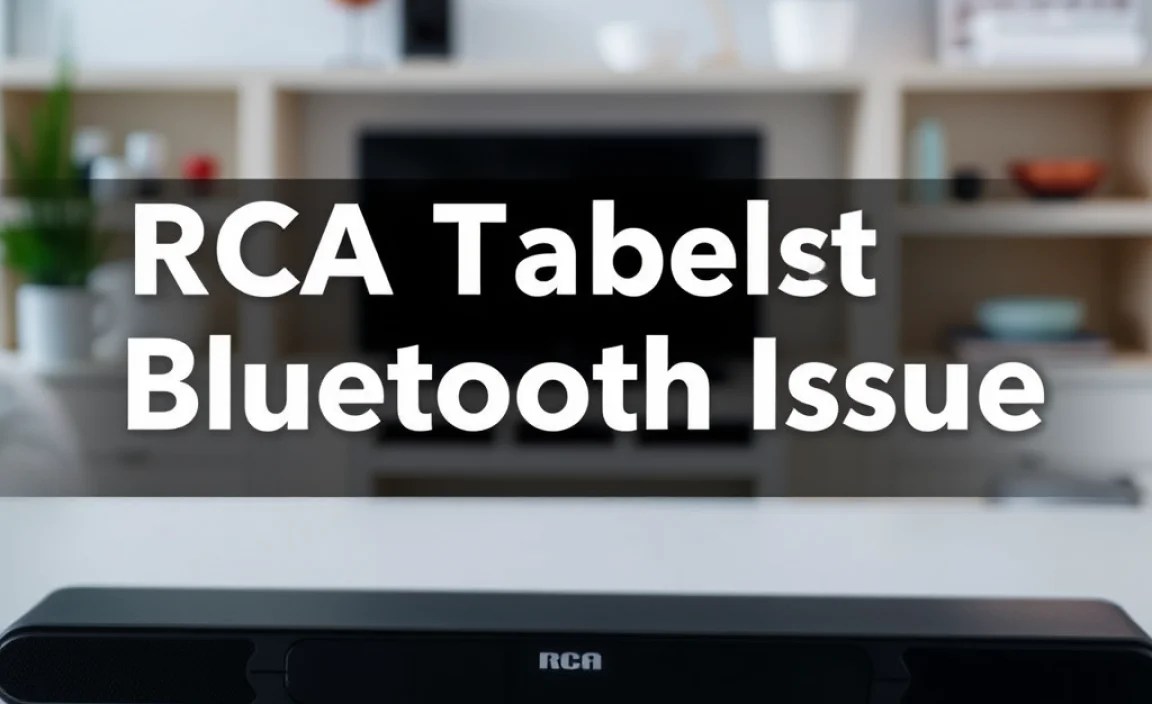 RCA Tablet Apollo Bluetooth Issue: Essential Fix