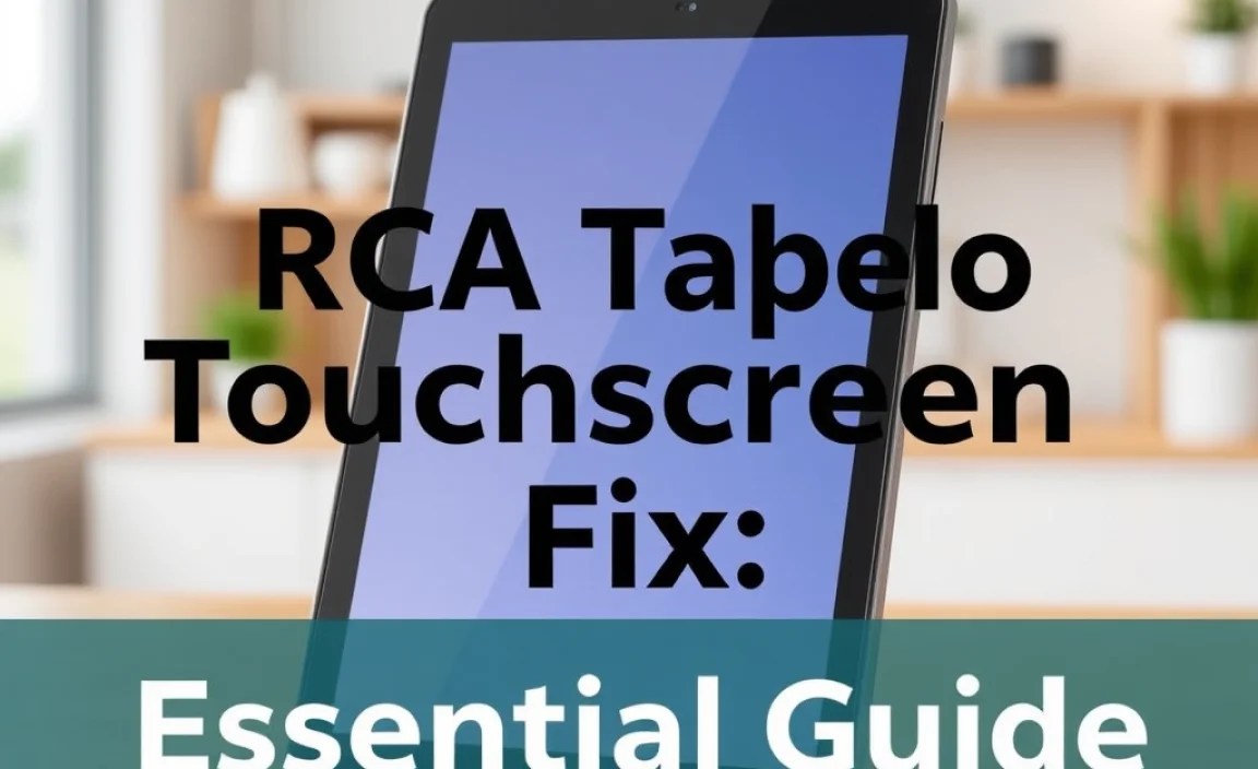 RCA Tablet Apollo Case Touchscreen Fix: Essential Guide