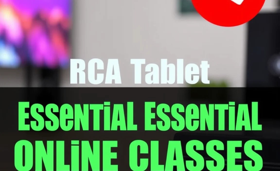 RCA Tablet Apollo Charger: Essential Online Classes
