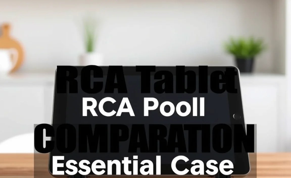 RCA Tablet Apollo Comparison: Essential Stand Case