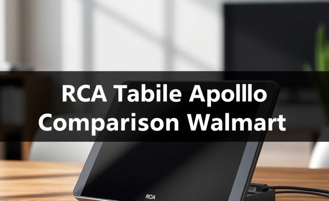 RCA Tablet Apollo Comparison Walmart: Essential Guide