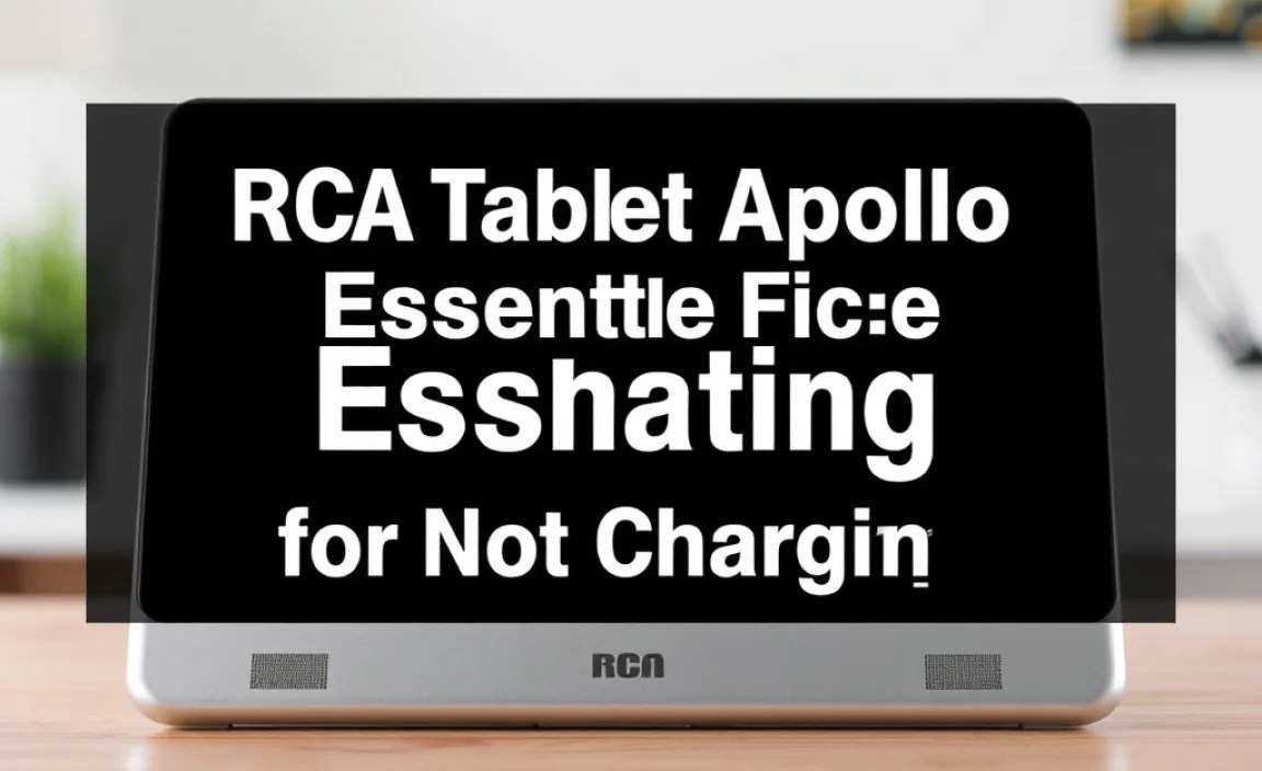RCA Tablet Apollo: Essential Fixes for Not Charging