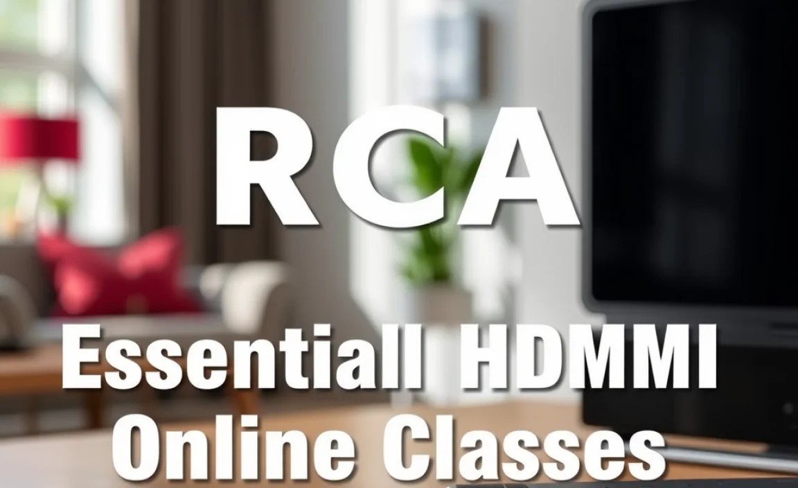 RCA Tablet Apollo: Essential HDMI Online Classes