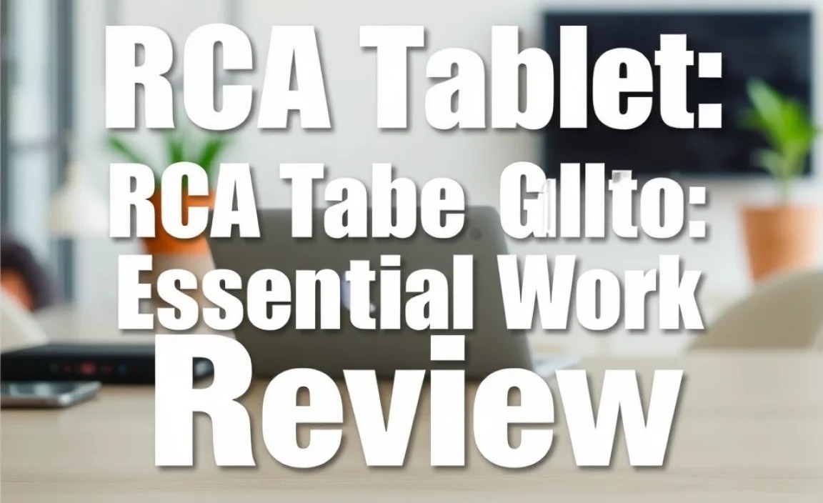 RCA Tablet Apollo: Essential Work Review