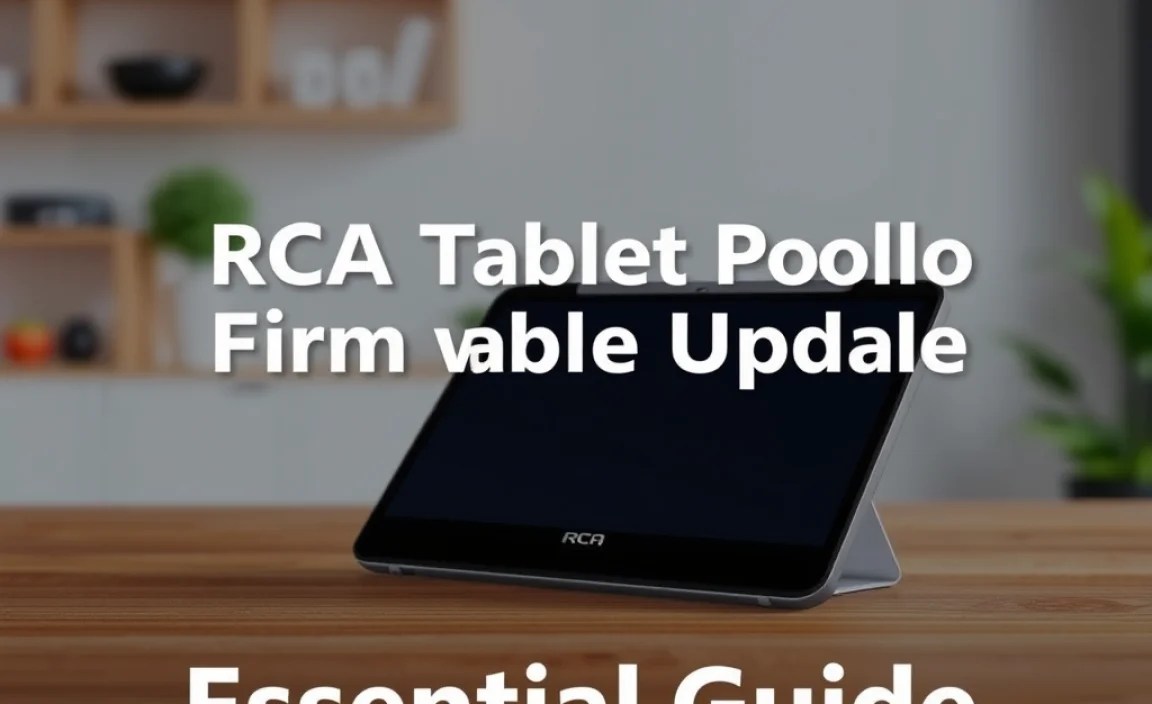 RCA Tablet Apollo Firmware Update: Essential Guide