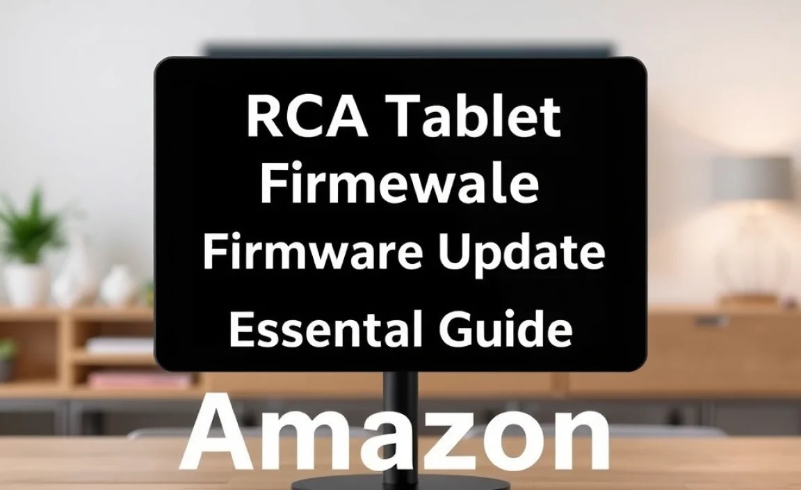 RCA Tablet Apollo Firmware Update: Essential Guide Amazon