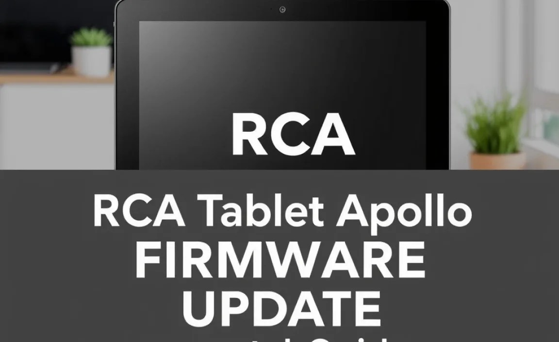 RCA Tablet Apollo Firmware Update: Essential Guide
