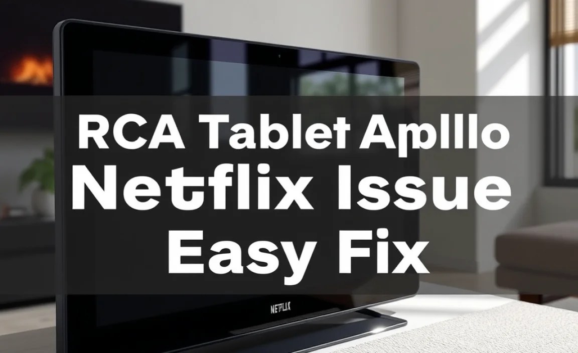 RCA Tablet Apollo Netflix Issue: Easy Fix
