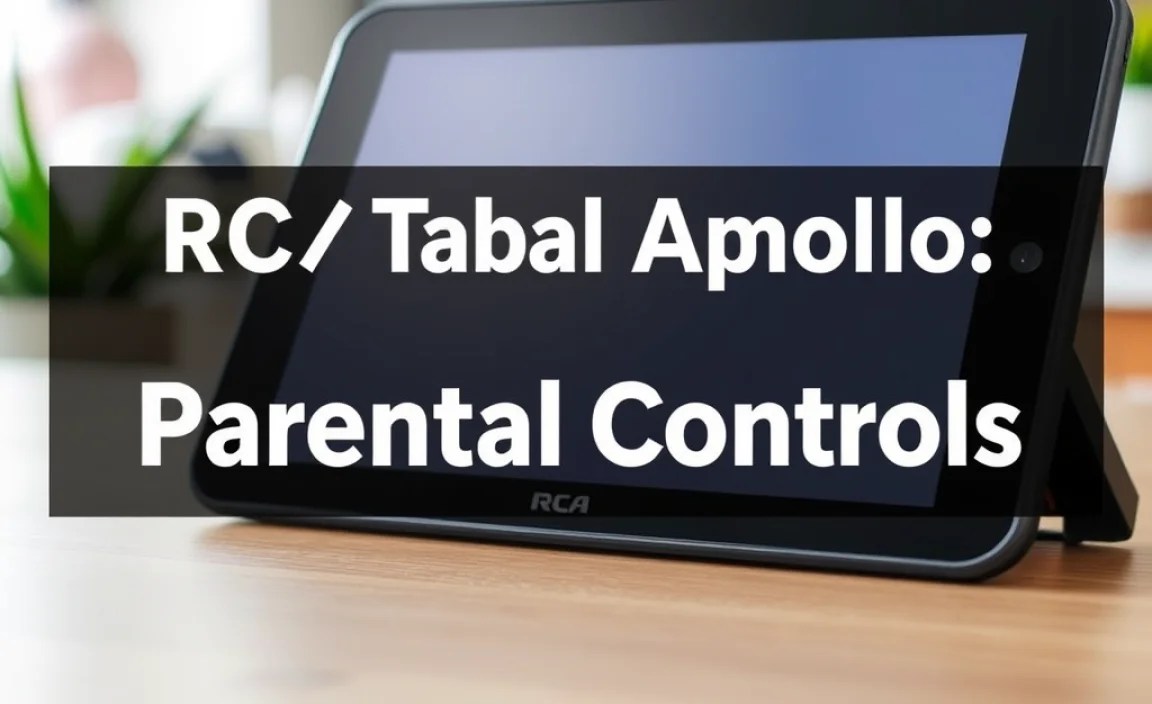 RCA Tablet Apollo Parental Controls: Essential For Students