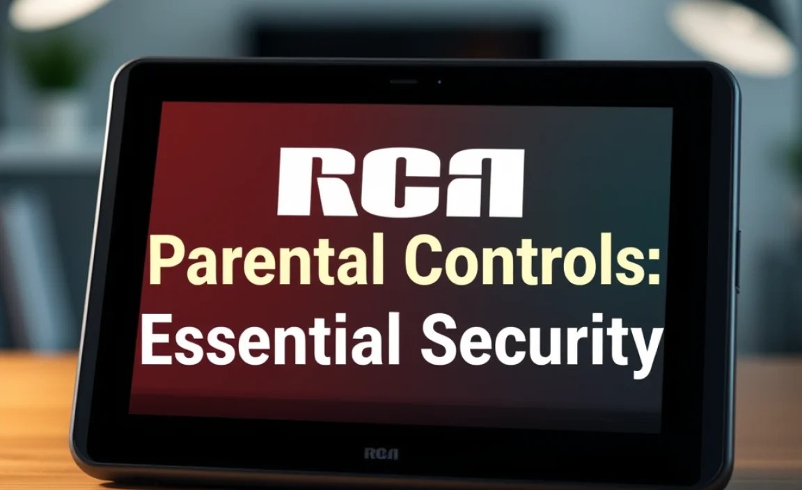 RCA Tablet Apollo Parental Controls: Essential Security