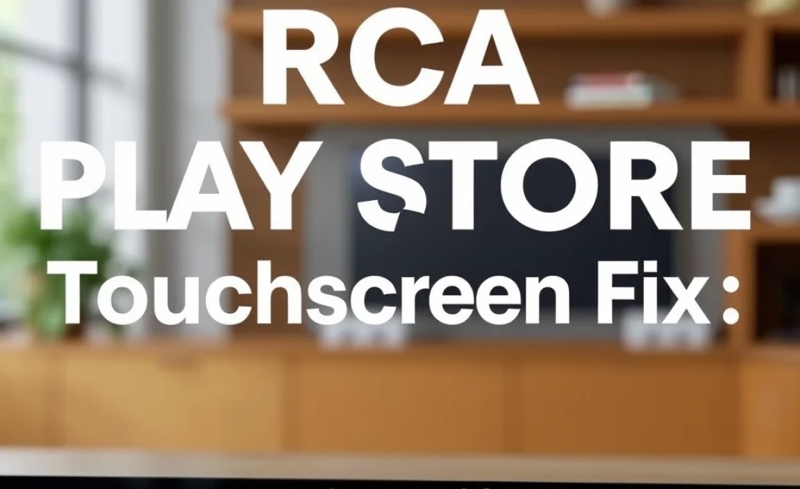 RCA Tablet Apollo Play Store Error Touchscreen Fix: Genius Solution