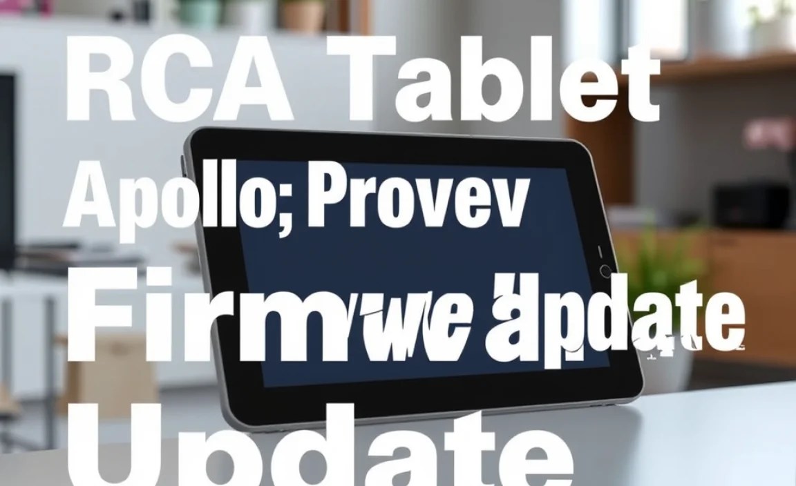RCA Tablet Apollo: Proven Firmware Update