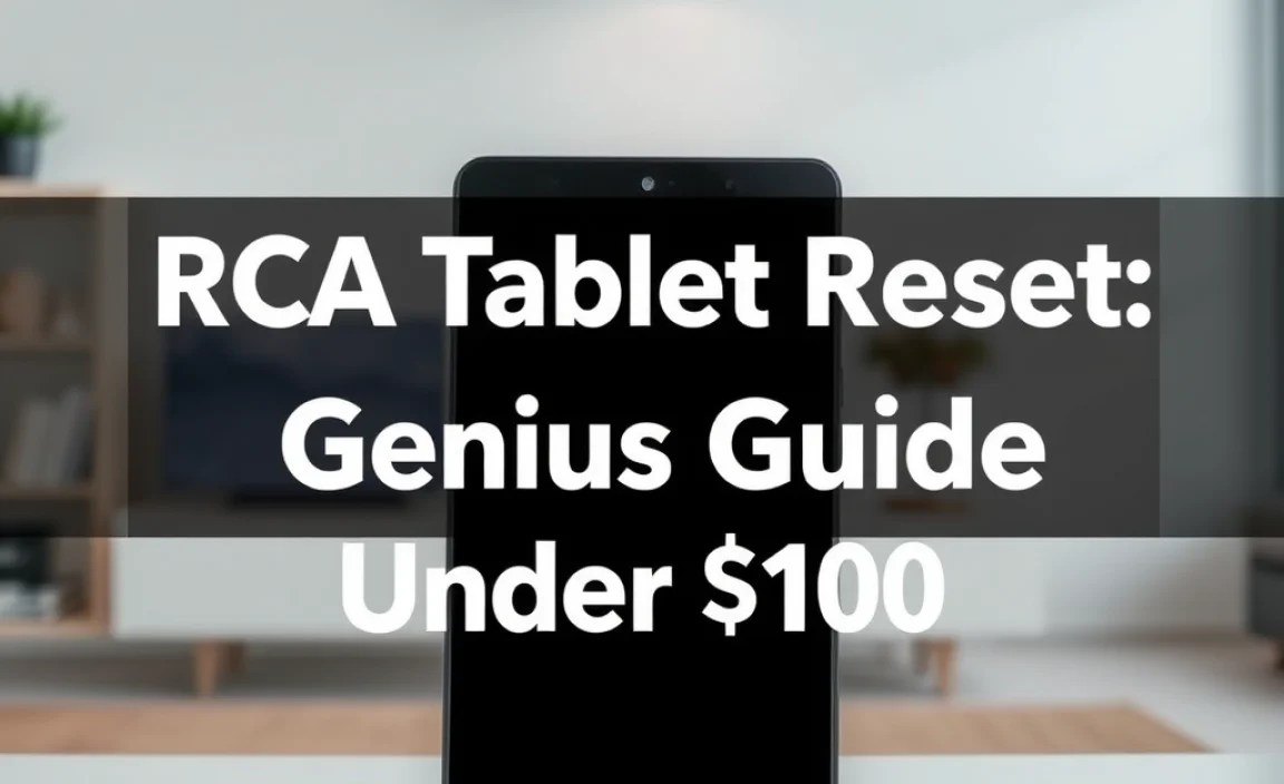 RCA Tablet Apollo Reset: Genius Guide Under $100