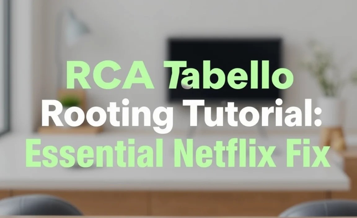 RCA Tablet Apollo Rooting Tutorial: Essential Netflix Fix