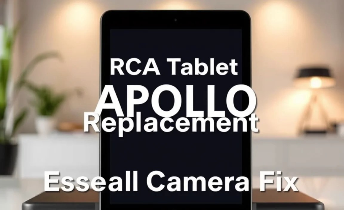 RCA Tablet Apollo Screen Replacement: Essential Dual Camera Fix
