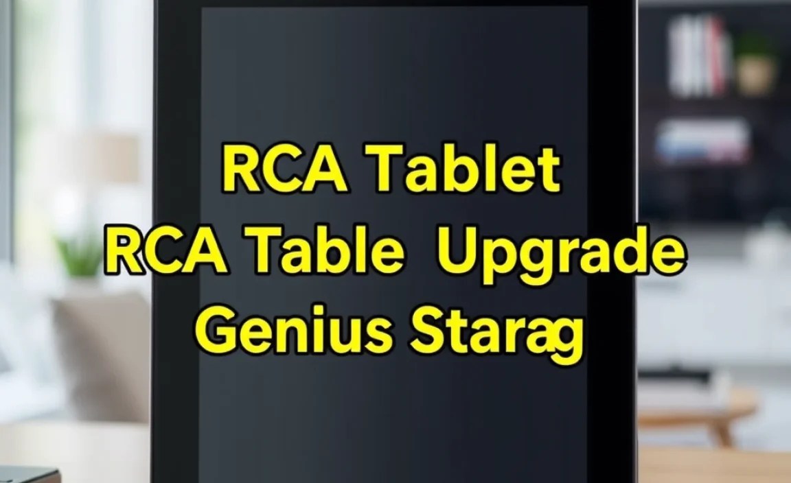 RCA Tablet Apollo Storage Upgrade: Genius Storage