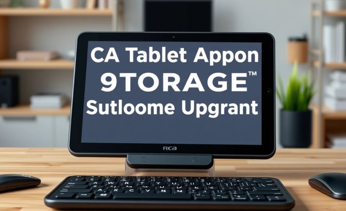RCA Tablet Apollo Storage Upgrade with Keyboard