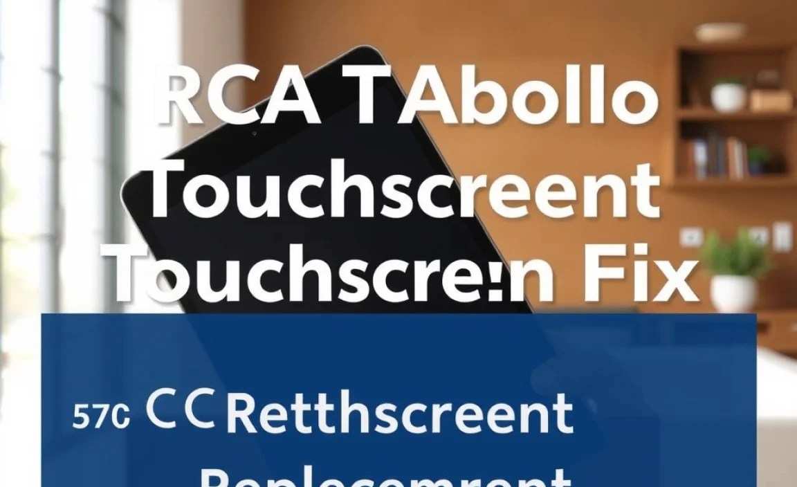 RCA Tablet Apollo Touchscreen Replacement Parts
