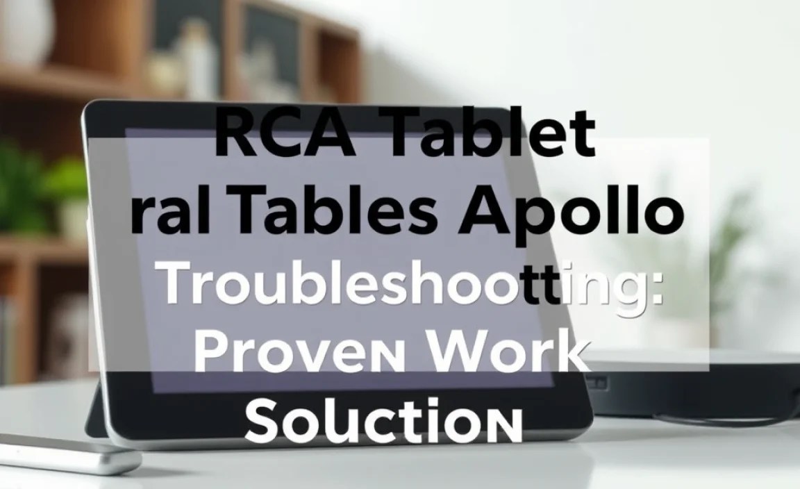 RCA Tablet Apollo Troubleshooting: Proven Work Solutions