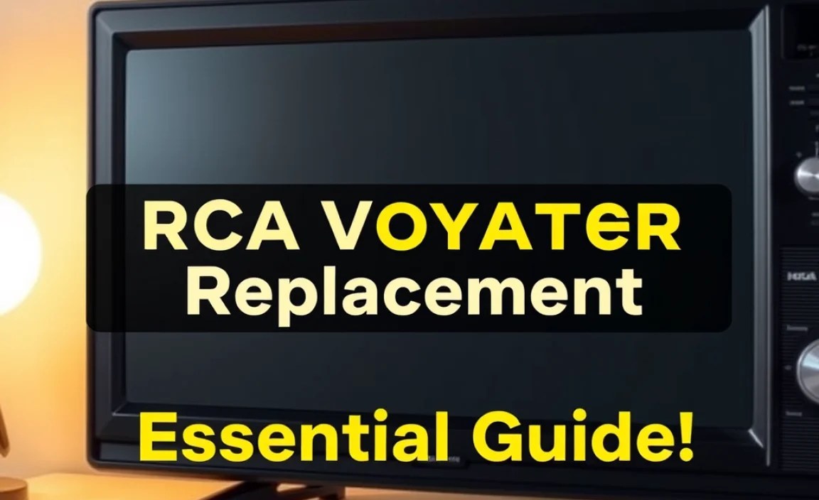 RCA Voyager Screen Replacement: Essential Guide!