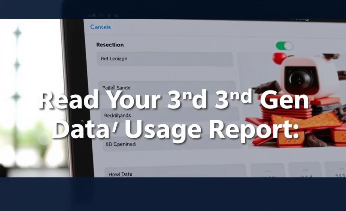 Reading Your iPad 3rd Gen Data Usage Report