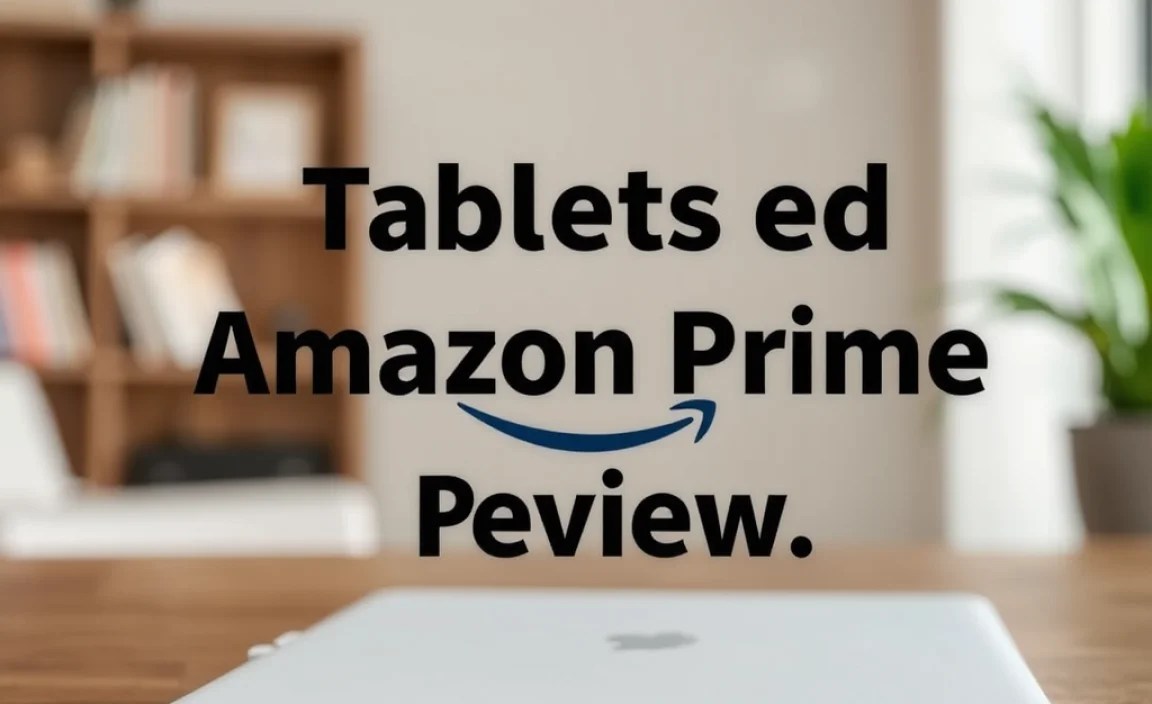 Recommended Tablets For Amazon Prime Review: Essential Guide