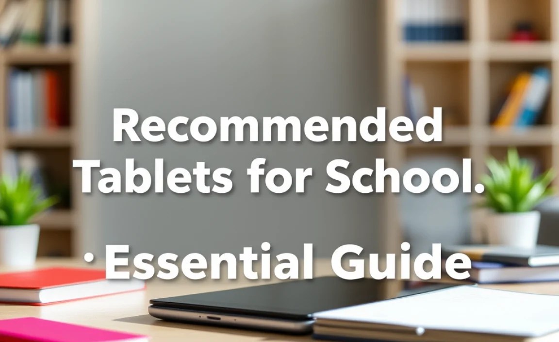 Recommended Tablets for School 2025: Essential Guide