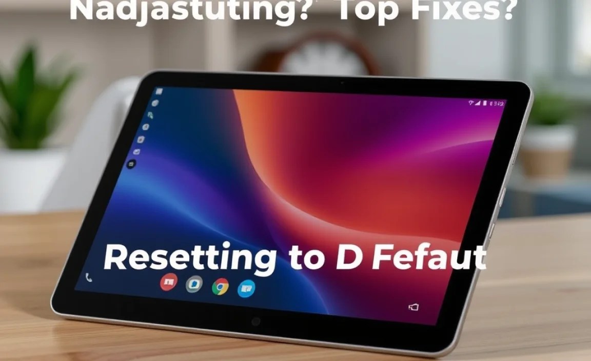 Resetting Settings to Default