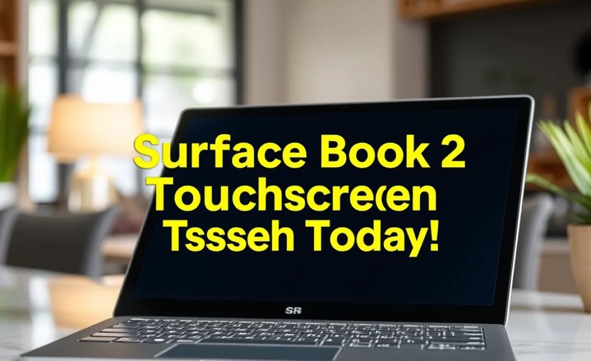 Resolve Surface Book 2 Touchscreen Issues Today!