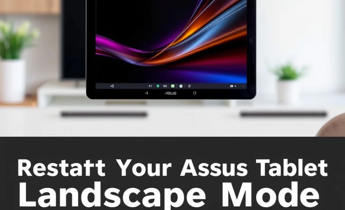 Restart Your Asus Tablet