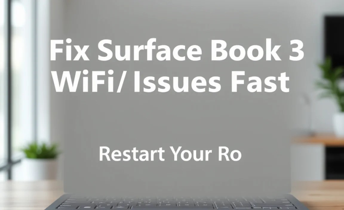 Restart Your Surface Book 3