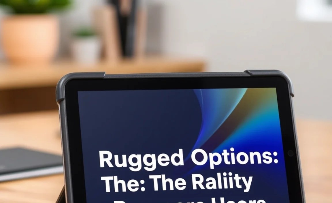 Rugged Tablet Options: The Reality for Procreate Users